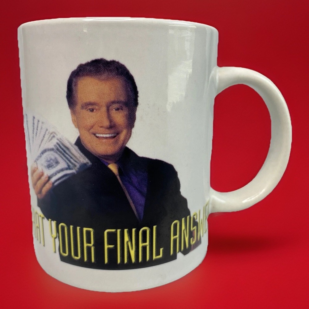 Regis Philbin Who Wants to be a Millionaire Cup Coffee‎ Mug TV Show Host
